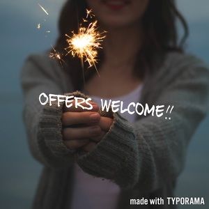 Offers Welcome!!  🦋✌🏽💞